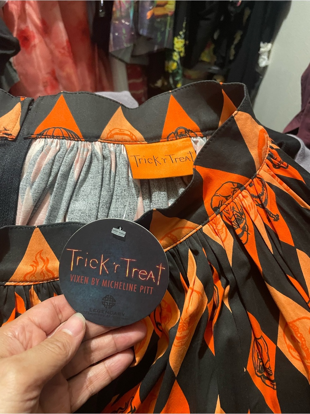 Vixen by Micheline Pitt Trick R Treat Skater Skirt - Picture 3 of 3